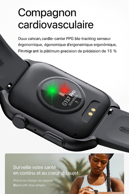 GTS7 Pro™ – La Montre Qui Veille sur Vous Jour & Nuit